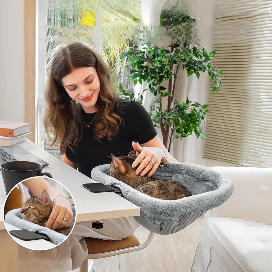 Folding Cat Desk Hammock