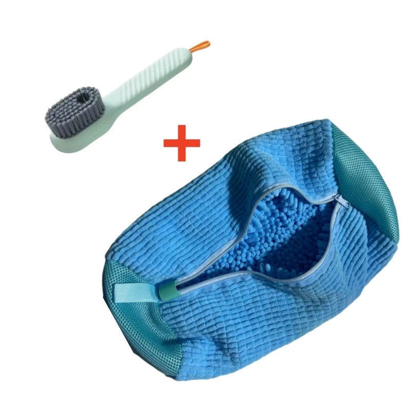 Shoe Washing Bag Set with Brush