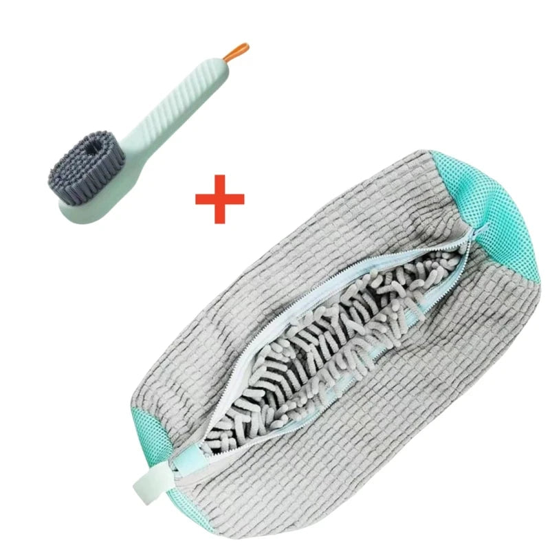 Shoe Washing Bag Set with Brush