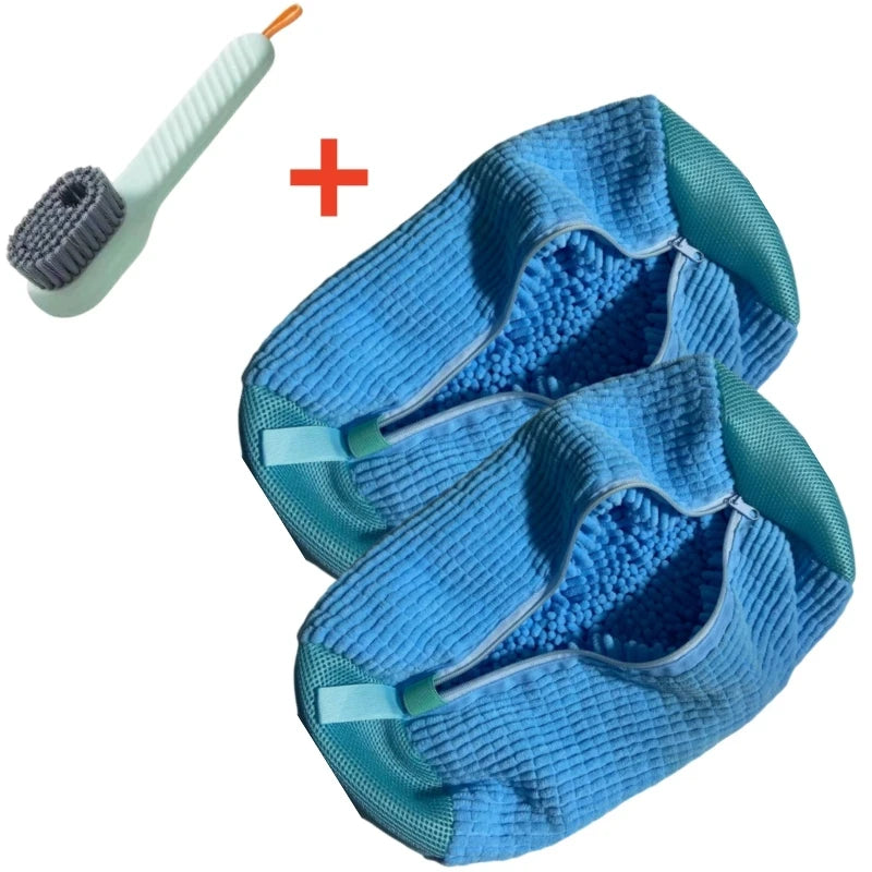 Shoe Washing Bag Set with Brush