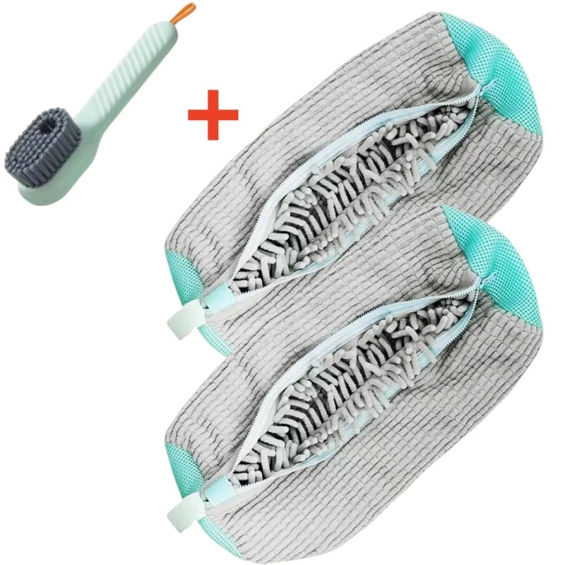 Shoe Washing Bag Set with Brush