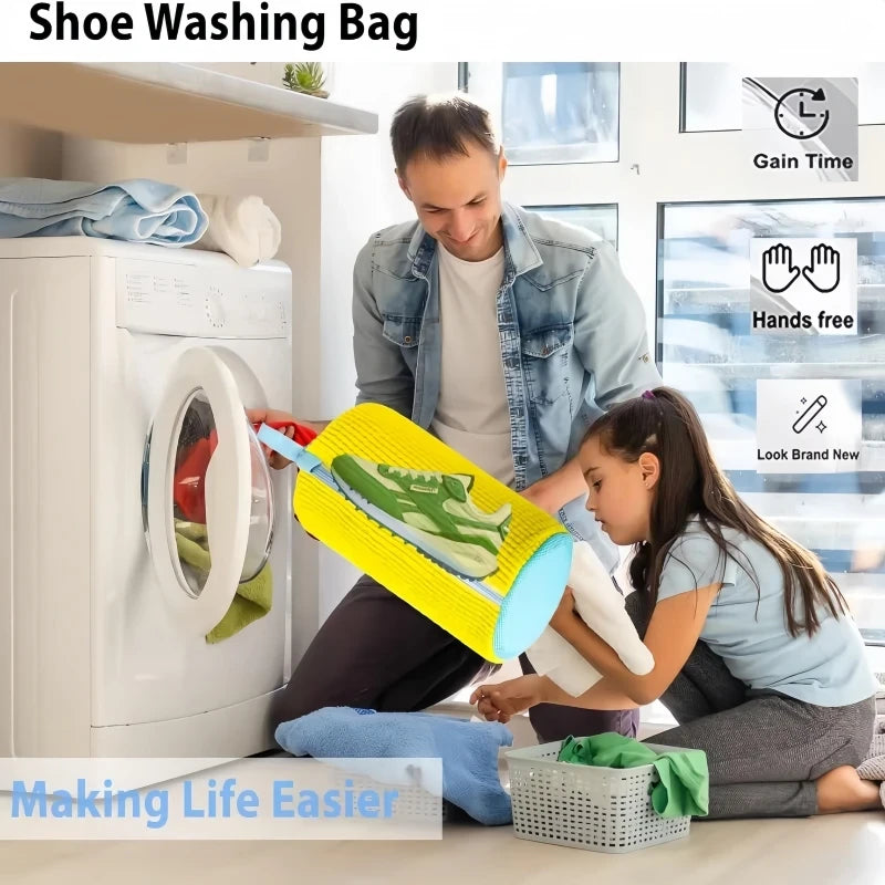 Shoe Washing Bag Set with Brush