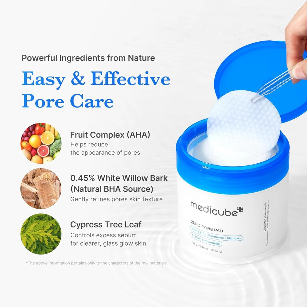 Zero Pore Exfoliating Toner Pads